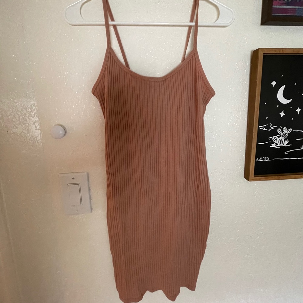Ribbed bodycon dress